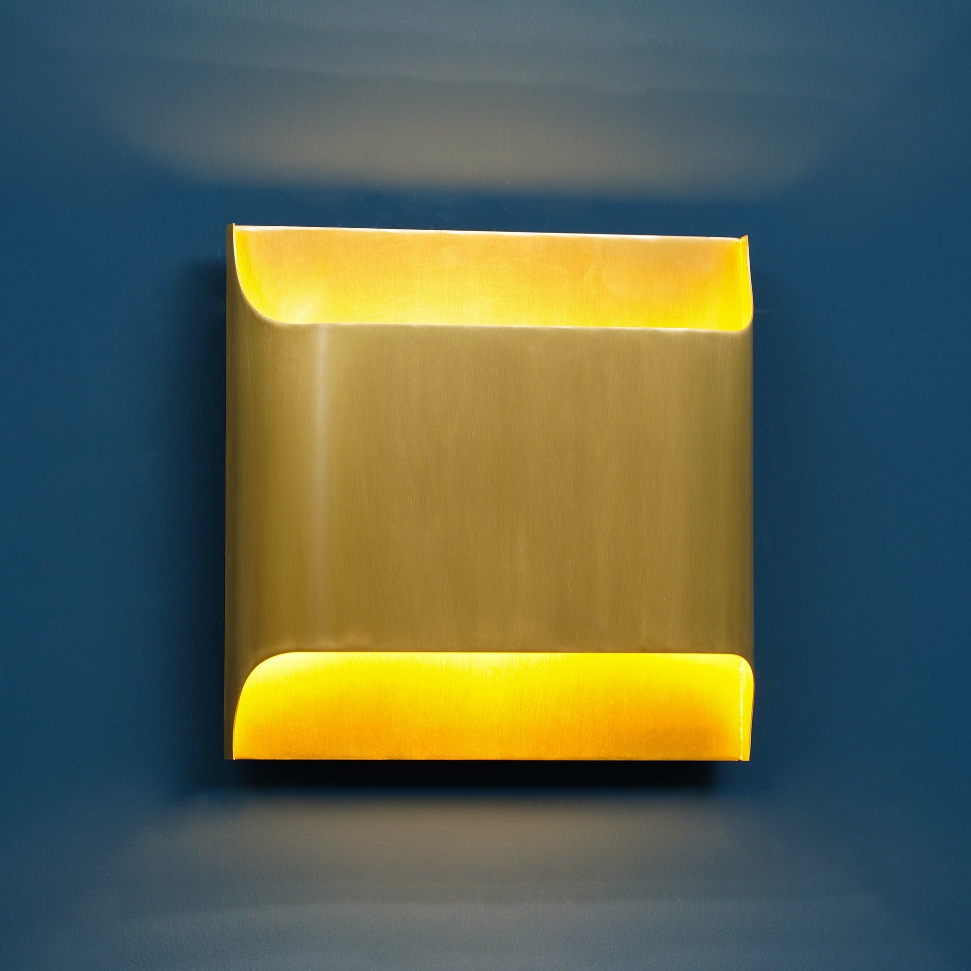 Wall Sconce Brass 9.8 in x 9.8 in Indoor LED G9 E14 Light Fixture Modern Living Room Bedroom Accent Lighting | Thomler