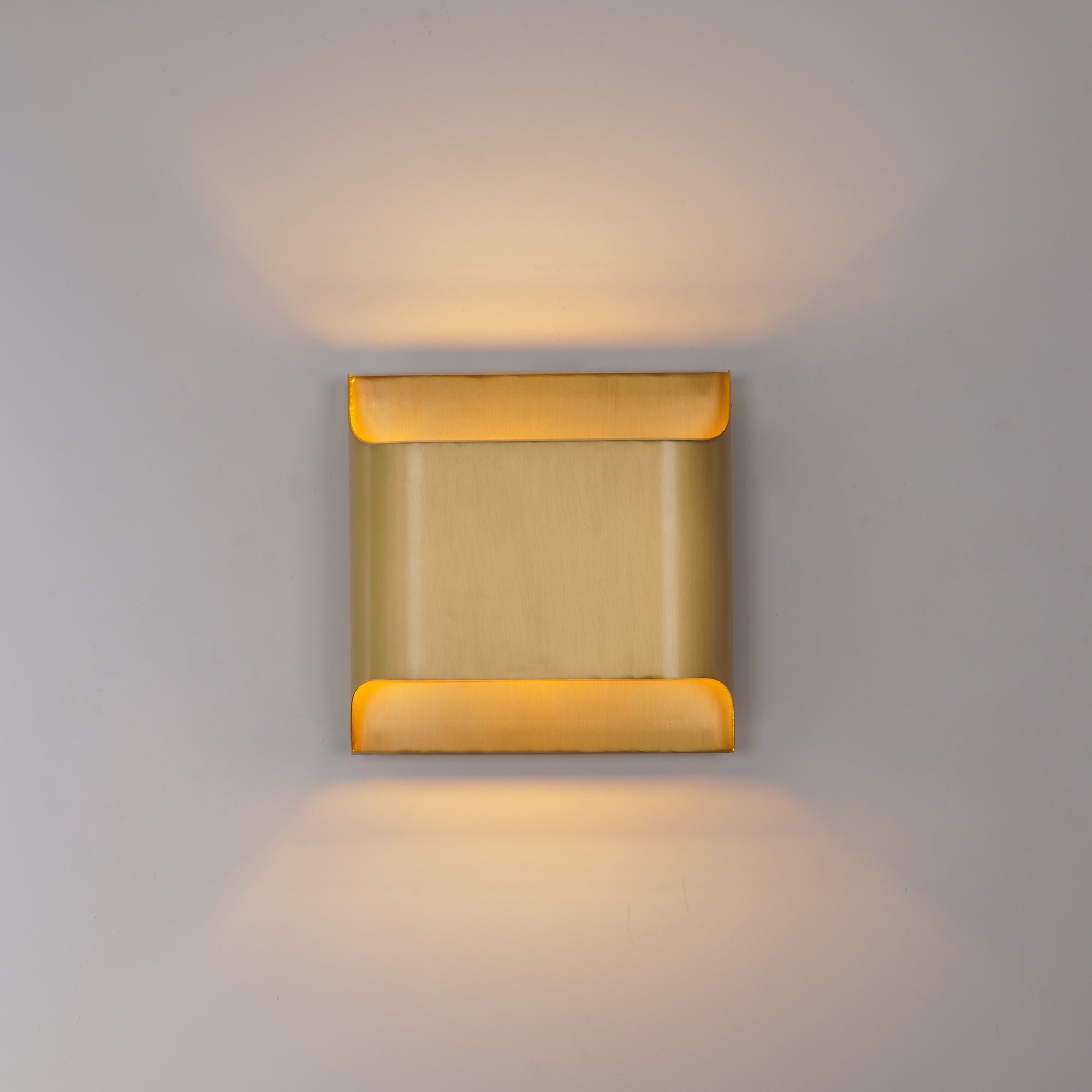 Wall Sconce Brass 9.8 in x 9.8 in Indoor LED G9 E14 Light Fixture Modern Living Room Bedroom Accent Lighting | Thomler