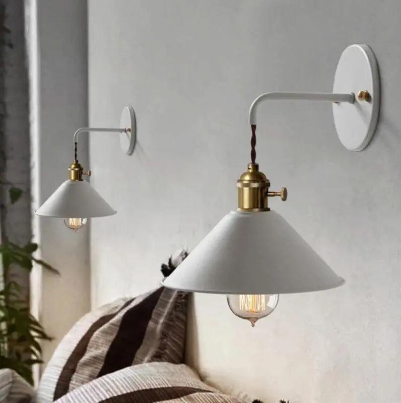 Metal Wall Sconce with Adjustable Arm & Plated Finish in 7 Shades for Living Room Bedroom Hallway Home Office | Thomler