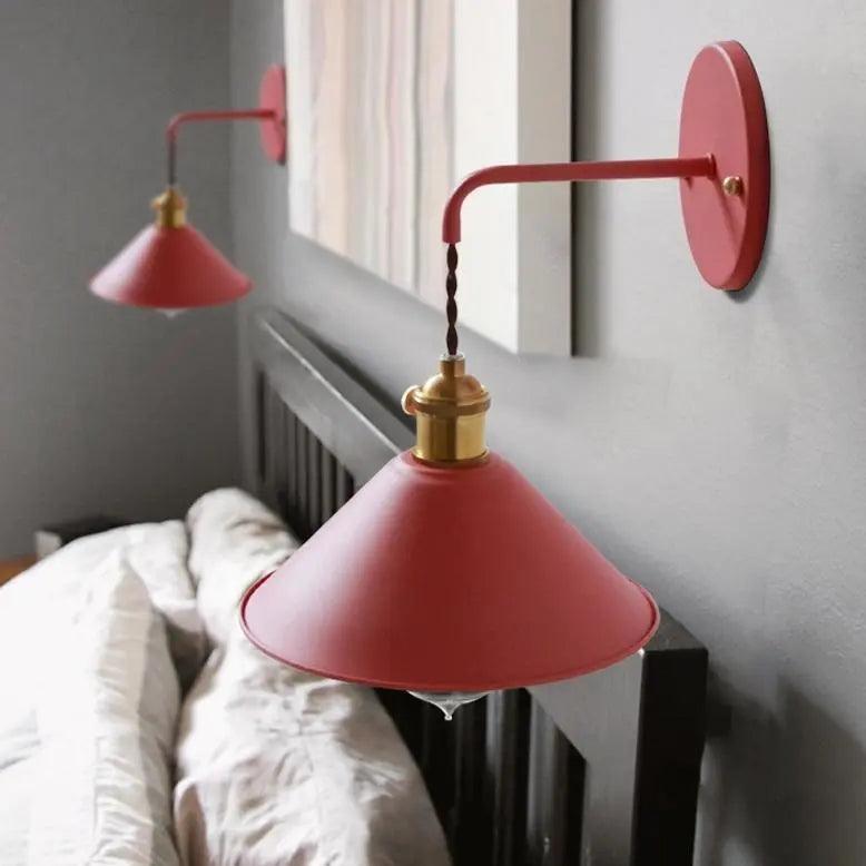 Metal Wall Sconce with Adjustable Arm & Plated Finish in 7 Shades for Living Room Bedroom Hallway Home Office | Thomler