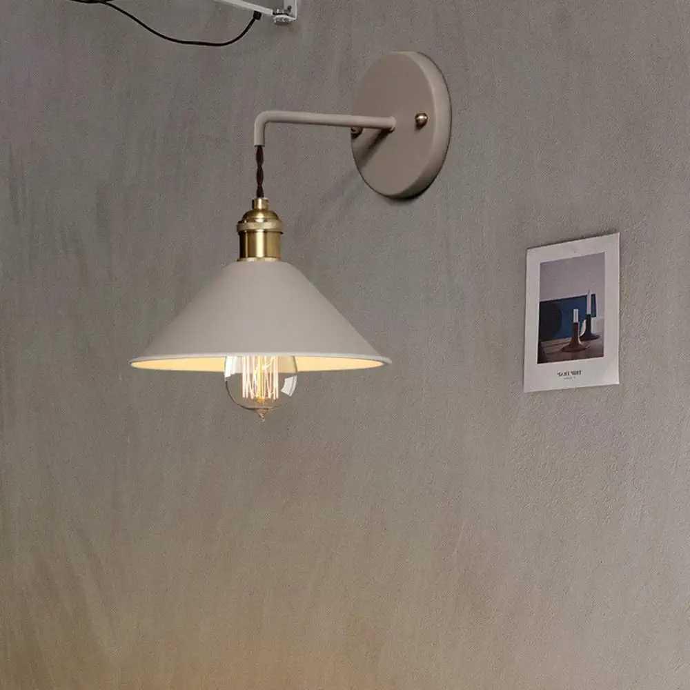 Metal Wall Sconce with Adjustable Arm & Plated Finish in 7 Shades for Living Room Bedroom Hallway Home Office | Thomler