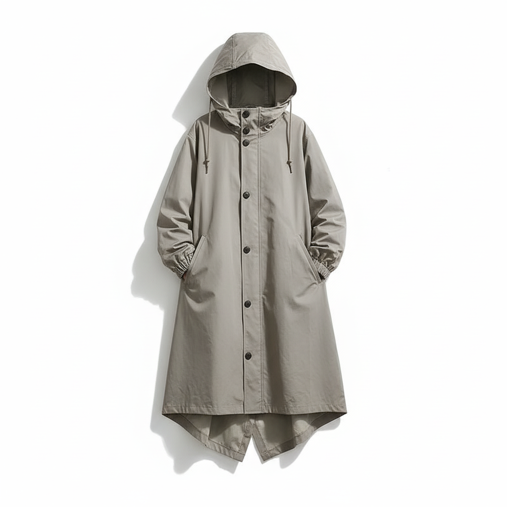 Packable Rain Jacket Women's Hooded Waterproof Windbreaker Oversized Lightweight Travel Coat Outdoor Athletic Layer | Thomler
