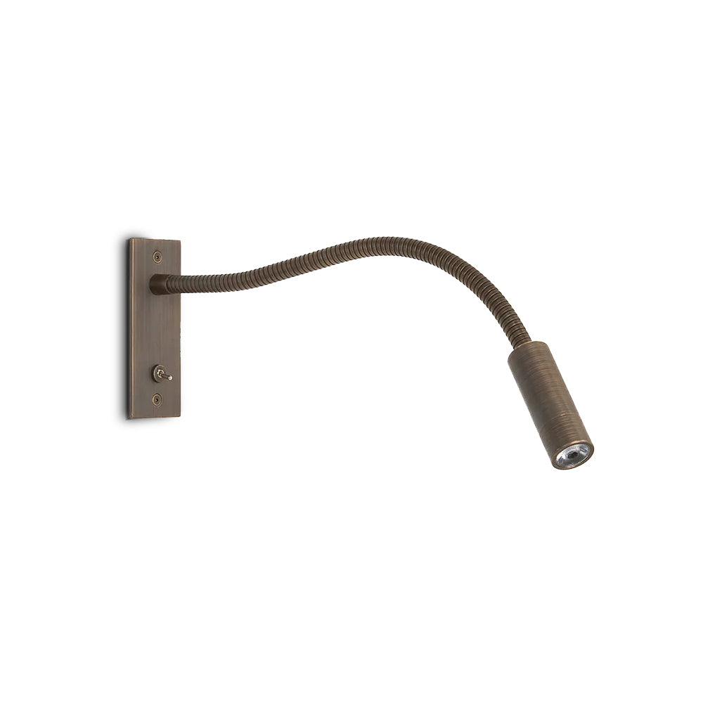 Wall Lamp Aluminum 13.8 in Adjustable LED Indoor Reading Light Black Brushed Bronze Sand Nickel | Thomler