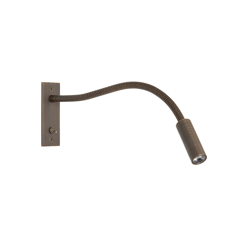 Wall Lamp Aluminum 13.8 in Adjustable LED Indoor Reading Light Black Brushed Bronze Sand Nickel | Thomler