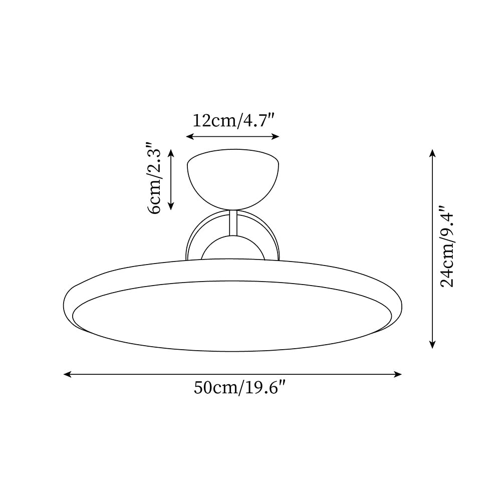 Ceiling Lamp Metal Integrated LED 15.7 in 9.4 in Chrome Green Beige Indoor Lighting Modern Home Dining Room Kitchen Fixture | Thomler
