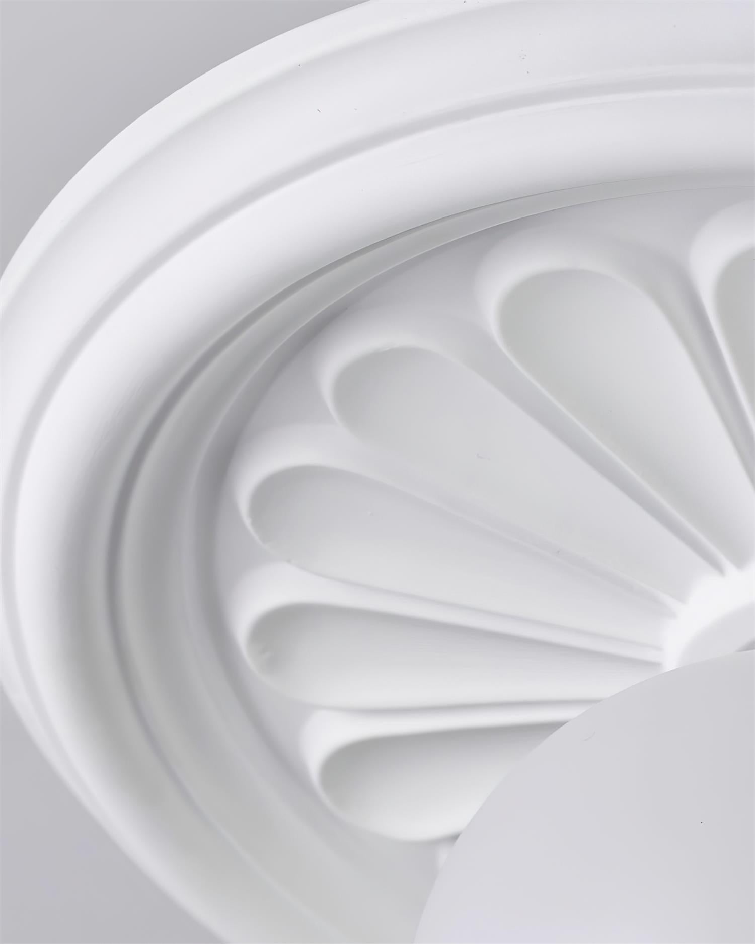 Ceiling Light Acrylic 13.7 in Beige Flush Mount Living Room Bedroom Decorative Fixture | Thomler