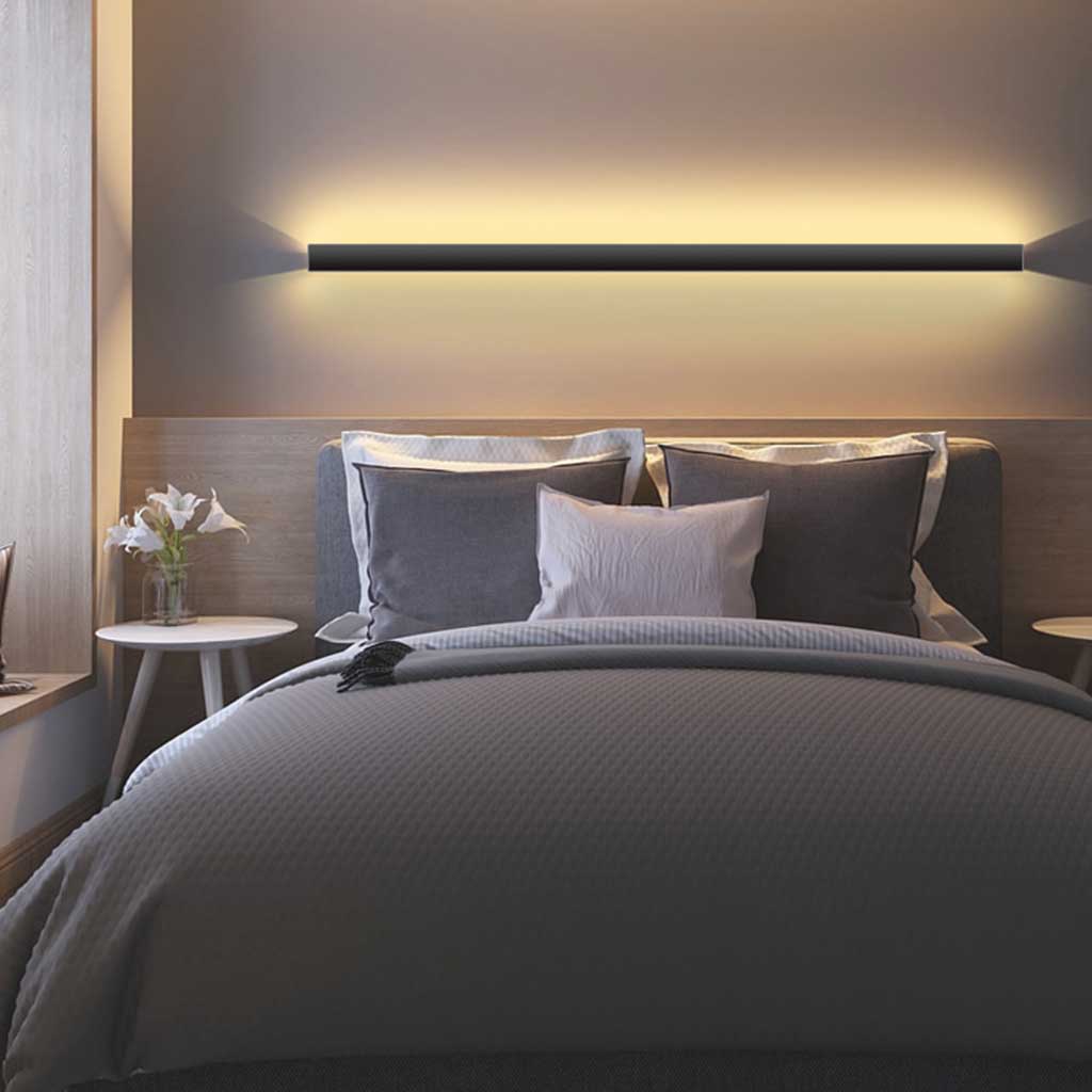 Wall Lamp Aluminum Linear LED 23.6 in Adjustable 12W Bedroom Living Room Modern Lighting | Thomler