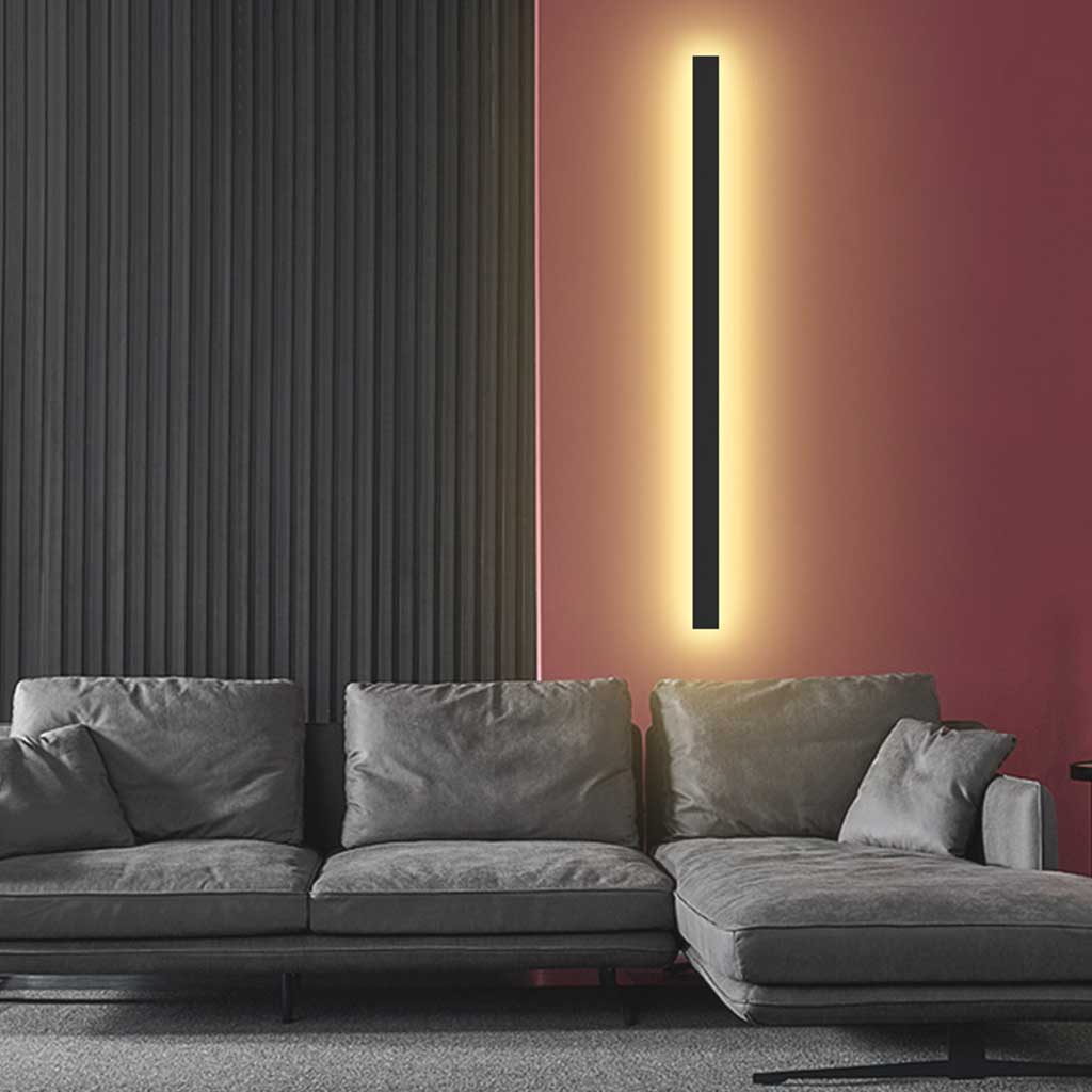 Wall Lamp Aluminum Linear LED 23.6 in Adjustable 12W Bedroom Living Room Modern Lighting | Thomler