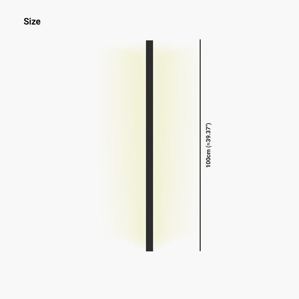 Wall Lamp Aluminum Linear LED 23.6 in Adjustable 12W Bedroom Living Room Modern Lighting | Thomler