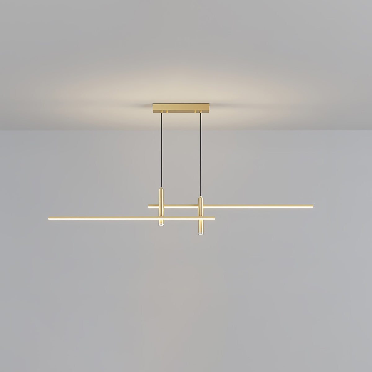 Industrial Bar Spotlight Fixture for Dining & Kitchen Islands | Adjustable Hanging Track Luminaire | Thomler