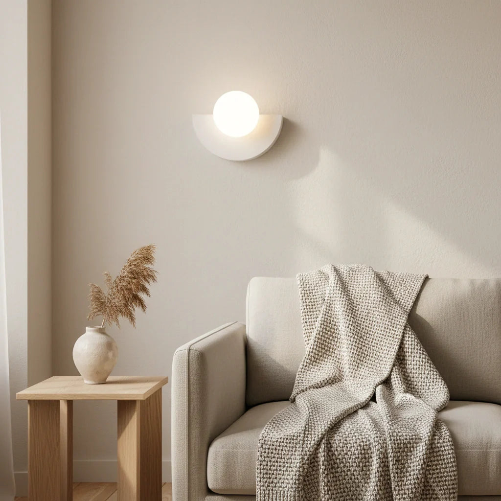 Wall Lamp Metal Glass 10 in Colorful LED Bedroom Living Room Decorative Lighting | Thomler
