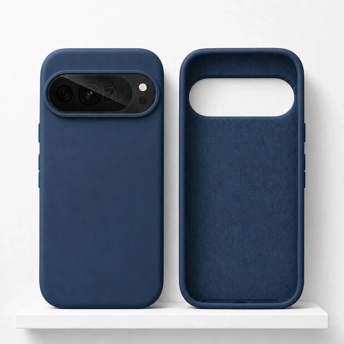 Soft-Touch Phone Case for Google Pixel – Anti-Fingerprint Silicone Cover with Raised Edges & Wireless Charging – Precise Fit for Pixel | Thomler