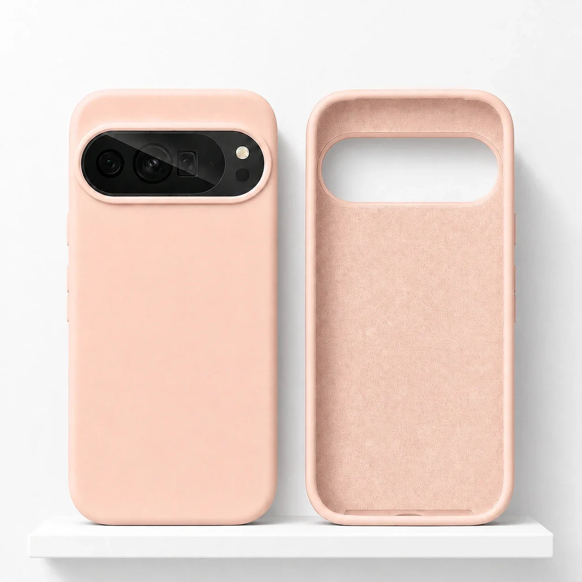 Soft-Touch Phone Case for Google Pixel – Anti-Fingerprint Silicone Cover with Raised Edges & Wireless Charging – Precise Fit for Pixel | Thomler