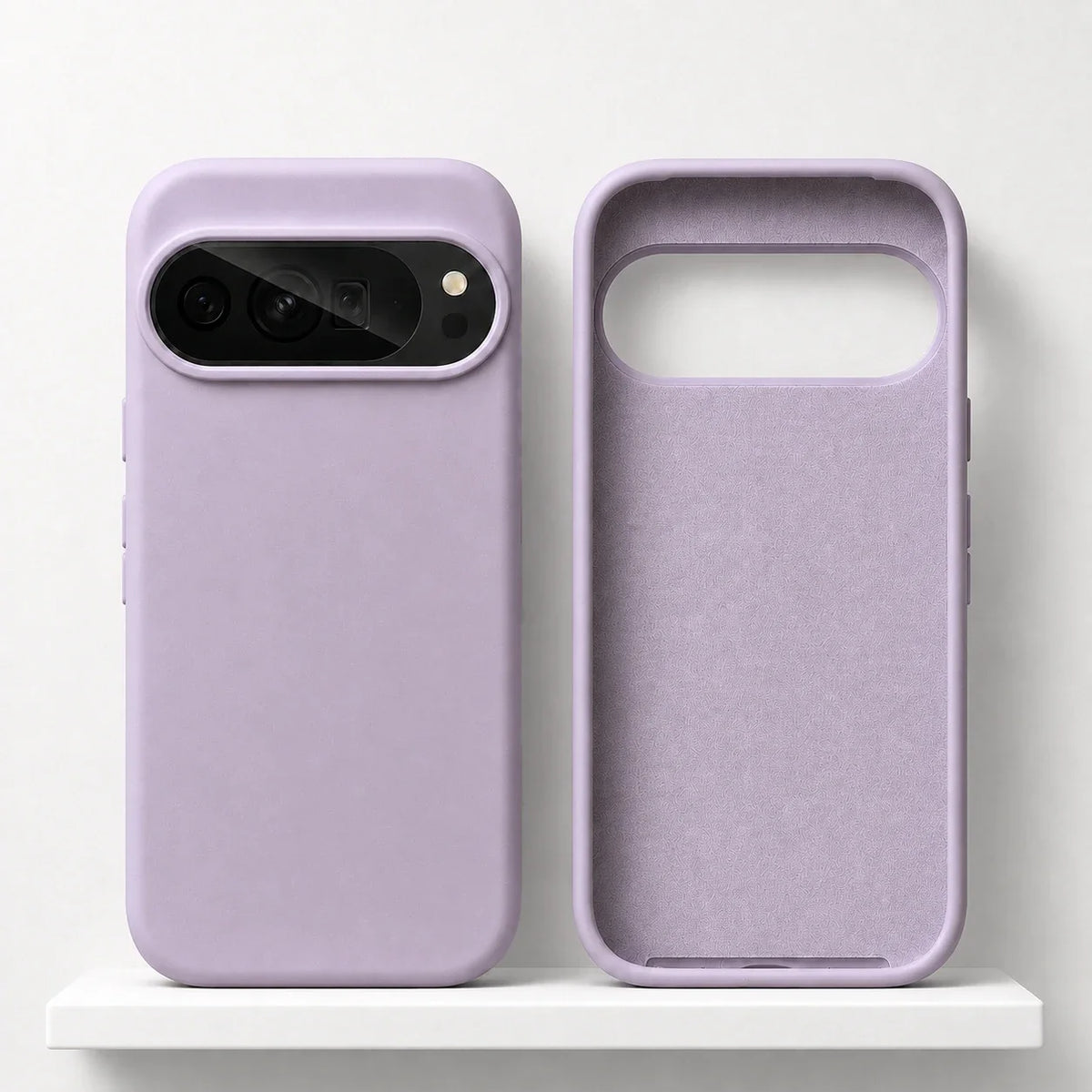 Soft-Touch Phone Case for Google Pixel – Anti-Fingerprint Silicone Cover with Raised Edges & Wireless Charging – Precise Fit for Pixel | Thomler