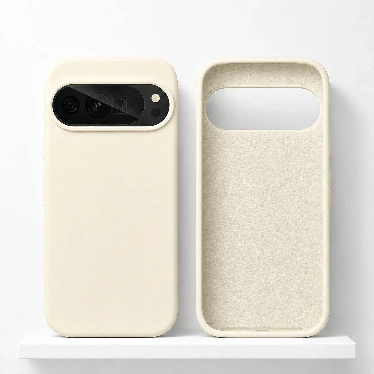 Soft-Touch Phone Case for Google Pixel – Anti-Fingerprint Silicone Cover with Raised Edges & Wireless Charging – Precise Fit for Pixel | Thomler