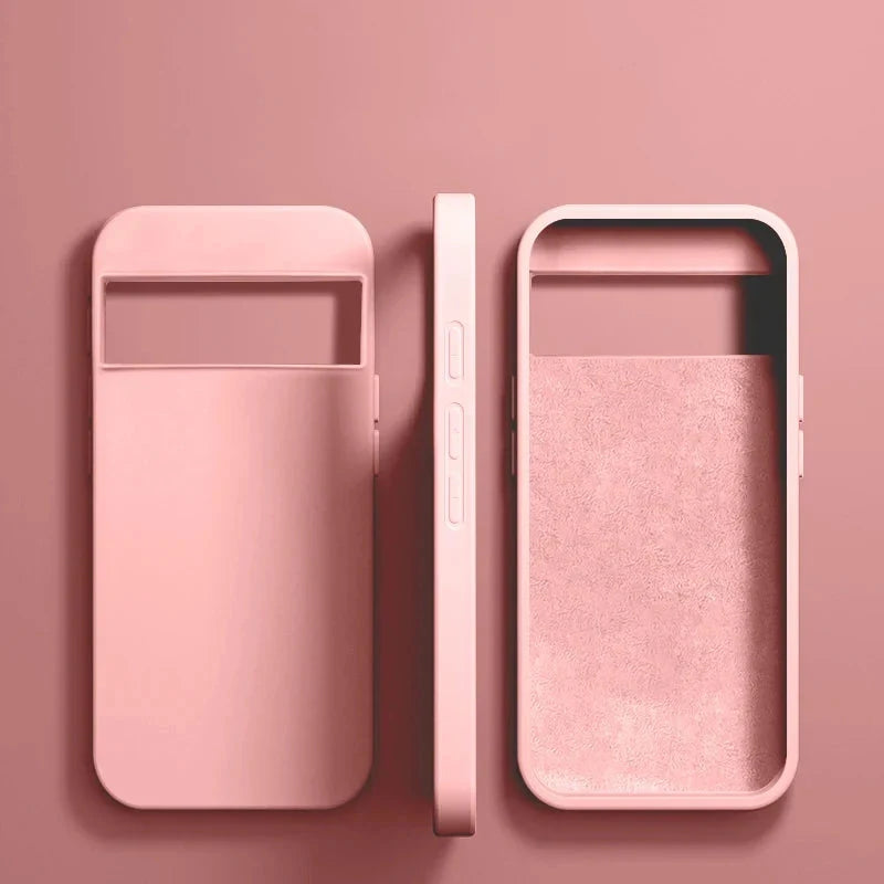 Soft-Touch Phone Case for Google Pixel – Anti-Fingerprint Silicone Cover with Raised Edges & Wireless Charging – Precise Fit for Pixel | Thomler