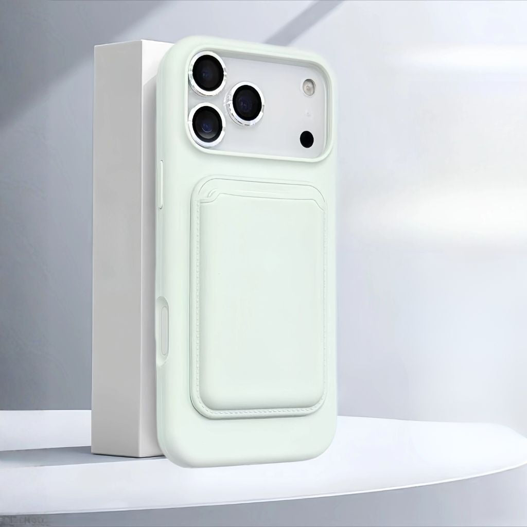 Magnetic Card Holder Phone Case for iPhone – Soft-Touch Silicone with Detachable Wallet Pocket & Drop Protection | Thomler