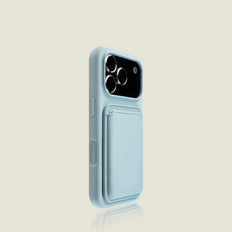 Magnetic Card Holder Phone Case for iPhone – Soft-Touch Silicone with Detachable Wallet Pocket & Drop Protection | Thomler