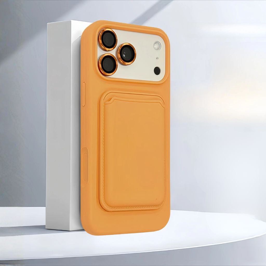 Magnetic Card Holder Phone Case for iPhone – Soft-Touch Silicone with Detachable Wallet Pocket & Drop Protection | Thomler