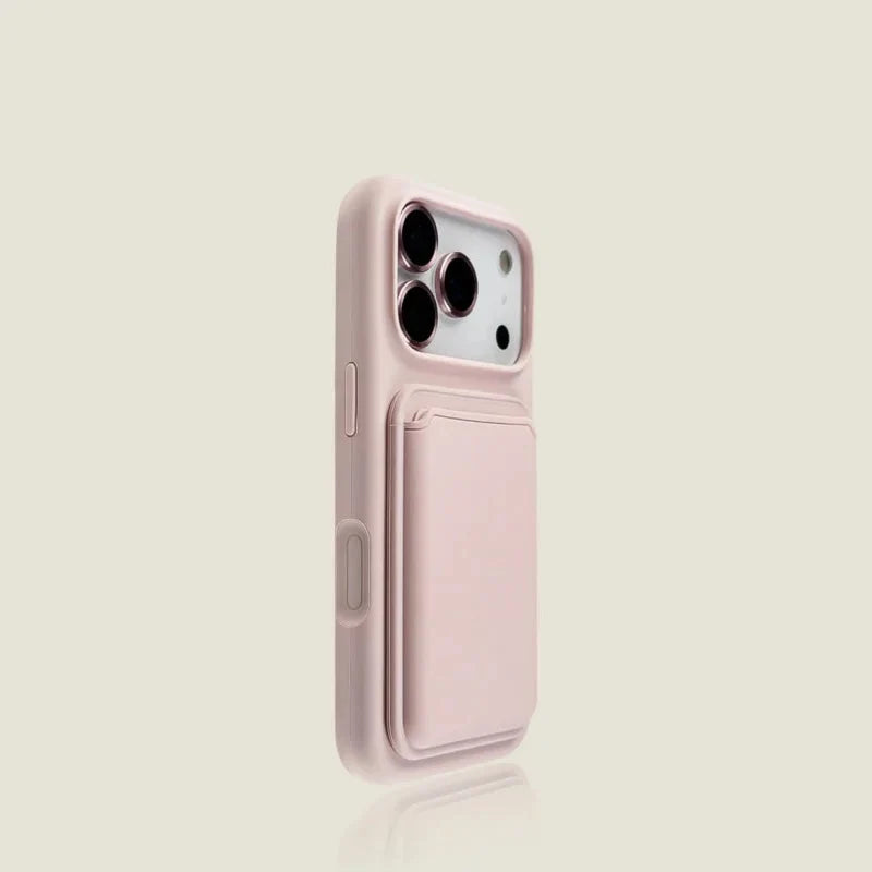 Magnetic Card Holder Phone Case for iPhone – Soft-Touch Silicone with Detachable Wallet Pocket & Drop Protection | Thomler