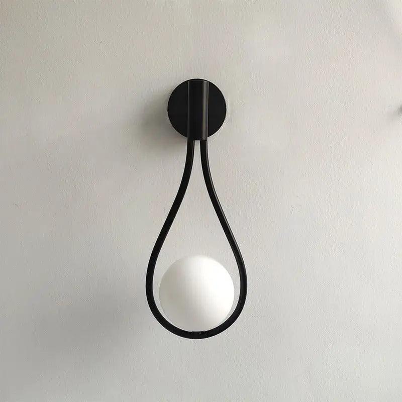 Metal Wall Sconce Light with Minimalist Linear Design for Bedroom, Living Room & Hallway – Modern Scandinavian Style Fixture in Black, Gold | Thomler