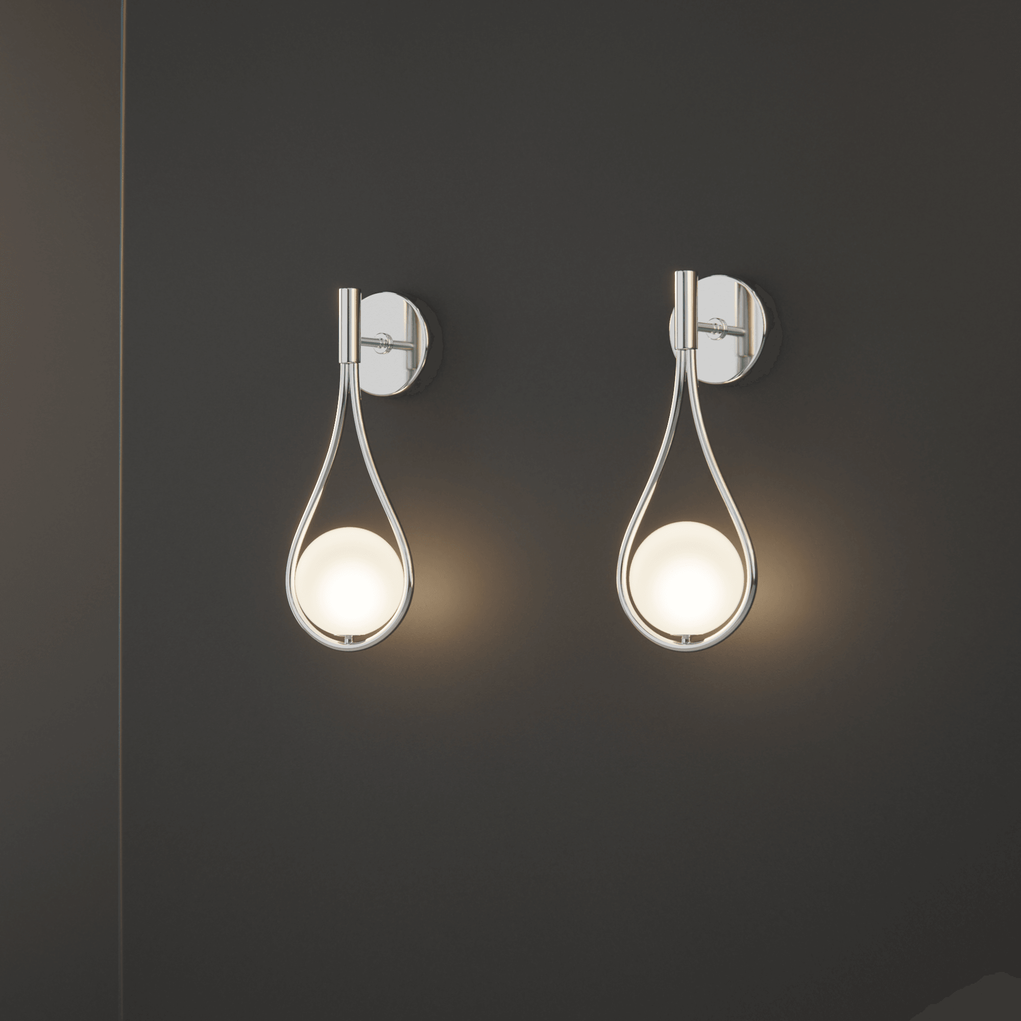 Metal Wall Sconce Light with Minimalist Linear Design for Bedroom, Living Room & Hallway – Modern Scandinavian Style Fixture in Black, Gold | Thomler