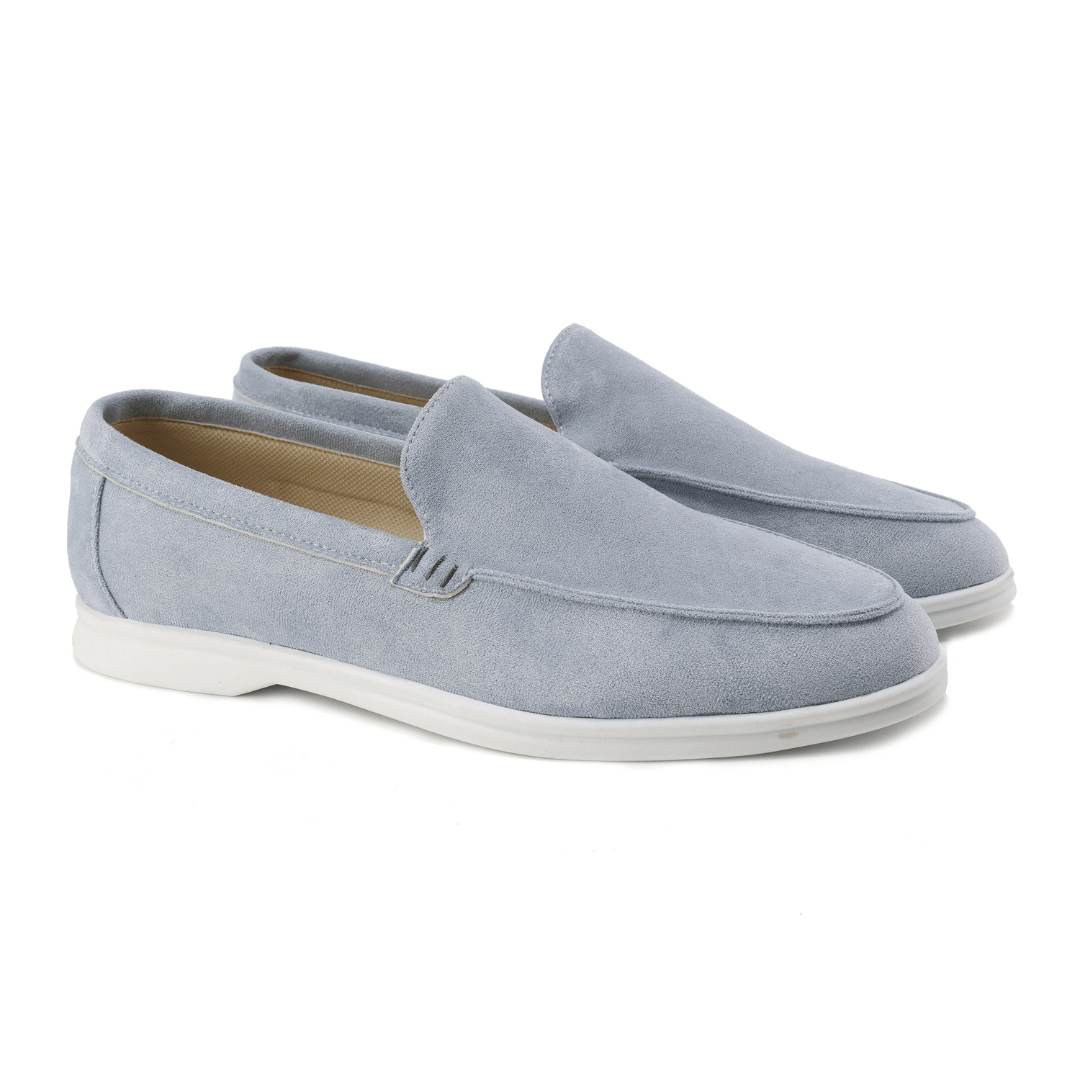 Men's Leather Slip-On Dress Loafers – Business Casual Comfort Shoes for Work, Office & Everyday Wear | Classic Flat Oxford Style | Thomler