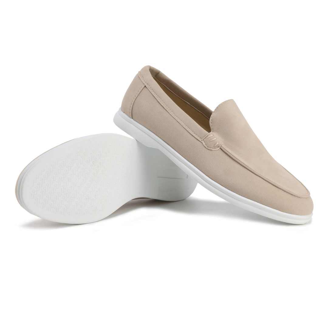 Men's Leather Slip-On Dress Loafers – Business Casual Comfort Shoes for Work, Office & Everyday Wear | Classic Flat Oxford Style | Thomler