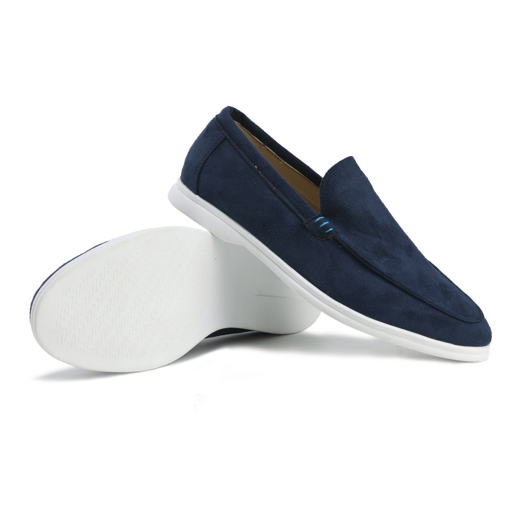 Men's Leather Slip-On Dress Loafers – Business Casual Comfort Shoes for Work, Office & Everyday Wear | Classic Flat Oxford Style | Thomler