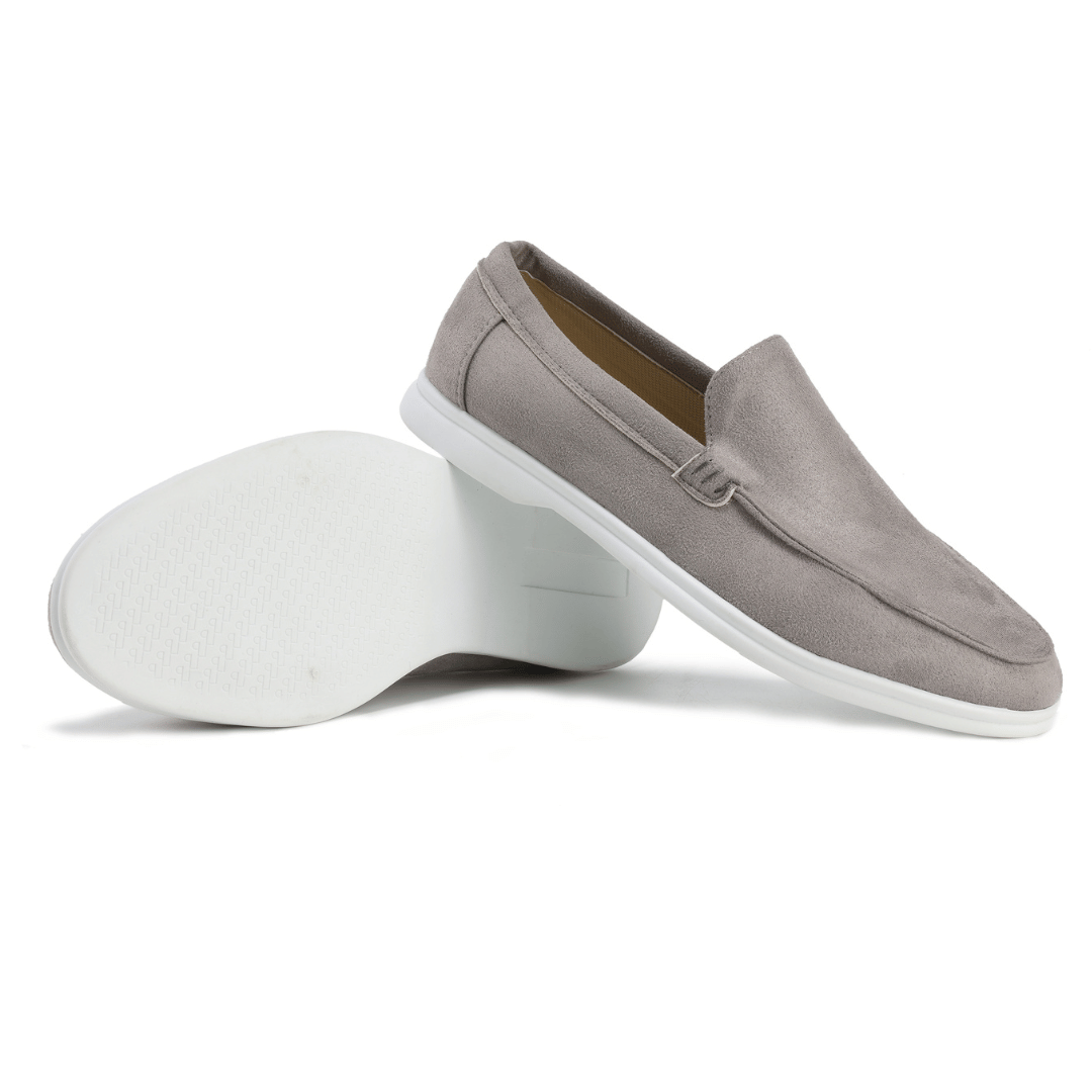 Men's Leather Slip-On Dress Loafers – Business Casual Comfort Shoes for Work, Office & Everyday Wear | Classic Flat Oxford Style | Thomler
