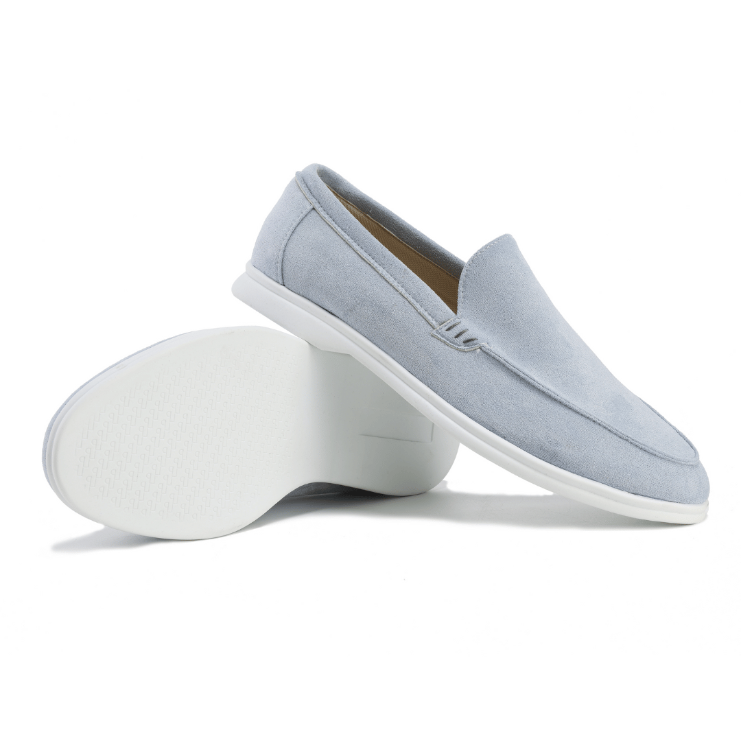 Men's Leather Slip-On Dress Loafers – Business Casual Comfort Shoes for Work, Office & Everyday Wear | Classic Flat Oxford Style | Thomler