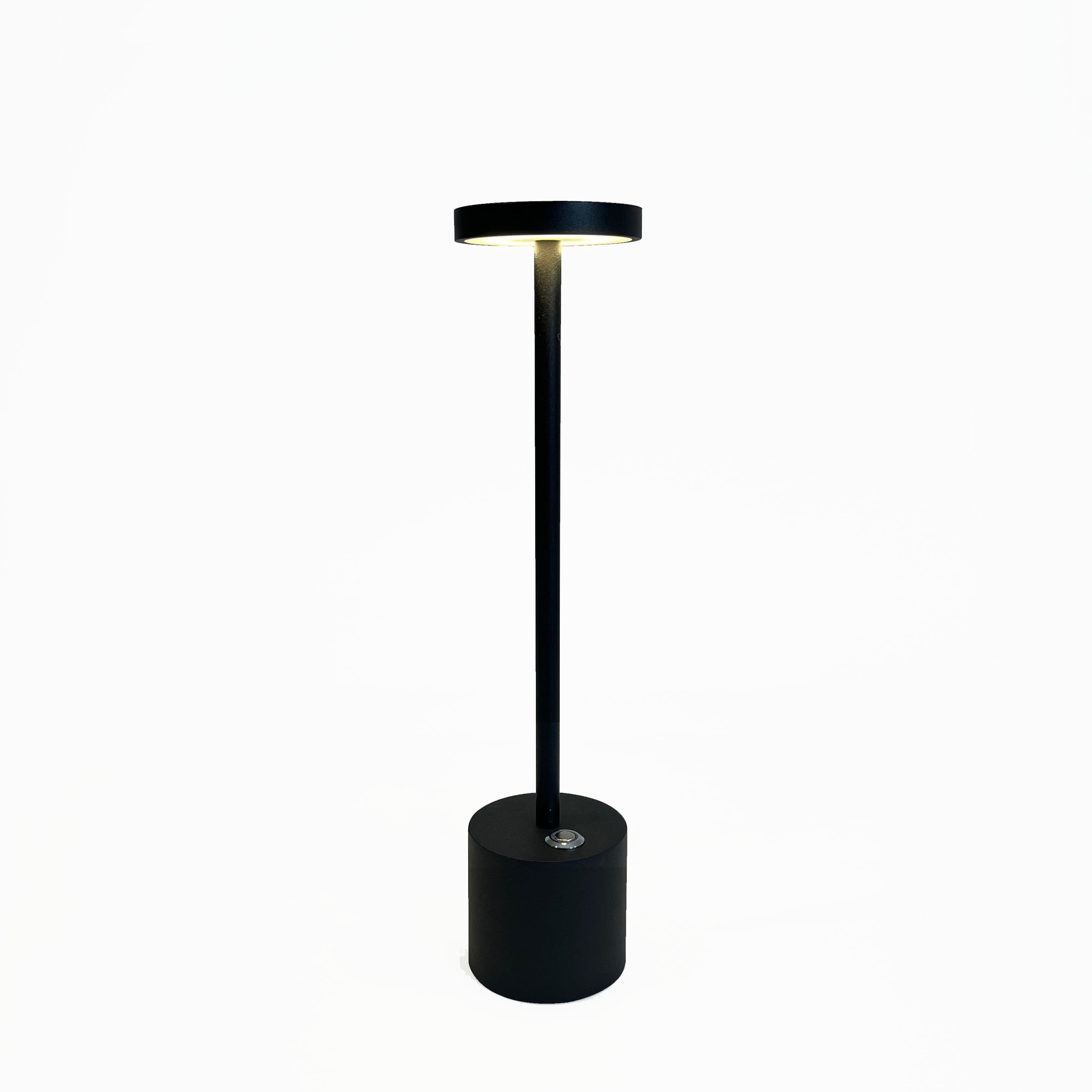 Table Lamp Aluminium 34.0 cm Gold Wireless Rechargeable Patio Bedroom Dimmable LED Indoor Outdoor Lighting | Thomler