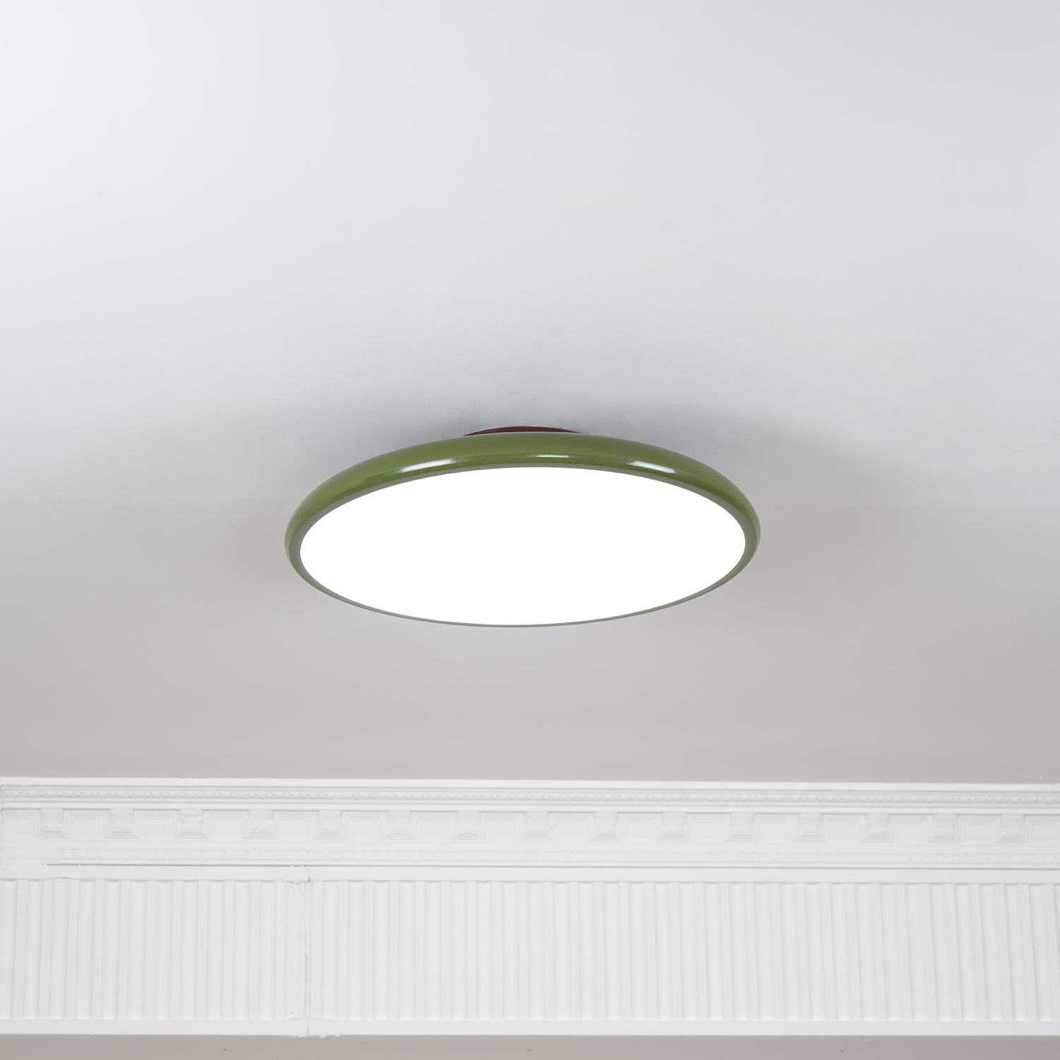 Drift Adjustable LED Ceiling Lamp 11.8 in Soft Ambient Indoor Lighting Beige Green | Thomler