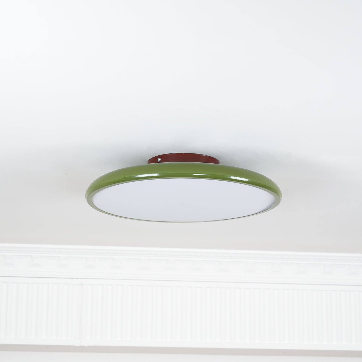 Adjustable Flush Mount LED Ceiling Light with Remote Dimmer for Bedroom Living Room Dining Room | Modern Round Acrylic Fixture Hardwired | Thomler