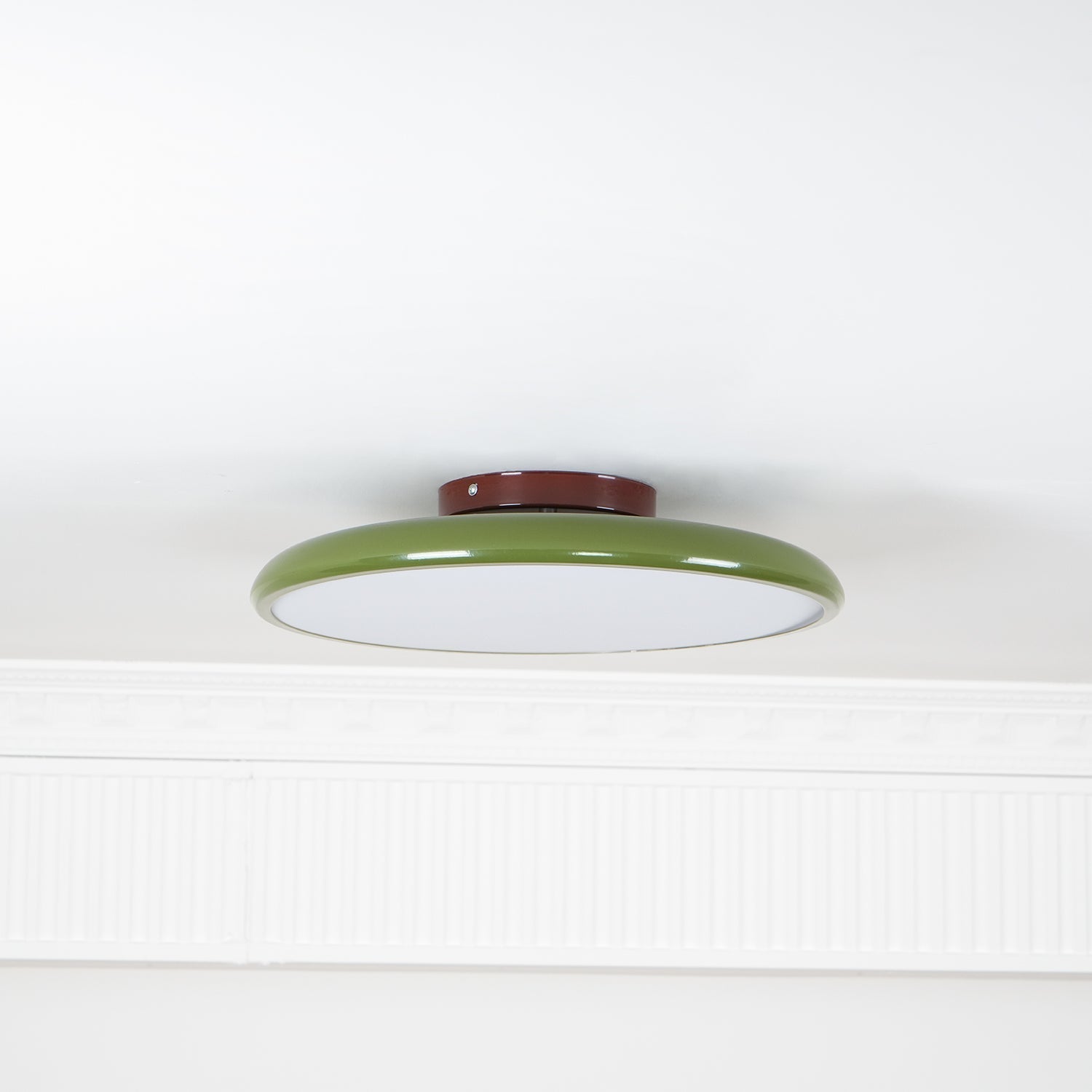 Adjustable Flush Mount LED Ceiling Light with Remote Dimmer for Bedroom Living Room Dining Room | Modern Round Acrylic Fixture Hardwired | Thomler