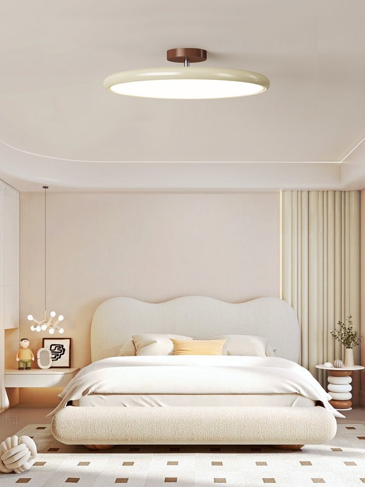 Drift Adjustable LED Ceiling Lamp 11.8 in Soft Ambient Indoor Lighting Beige Green | Thomler