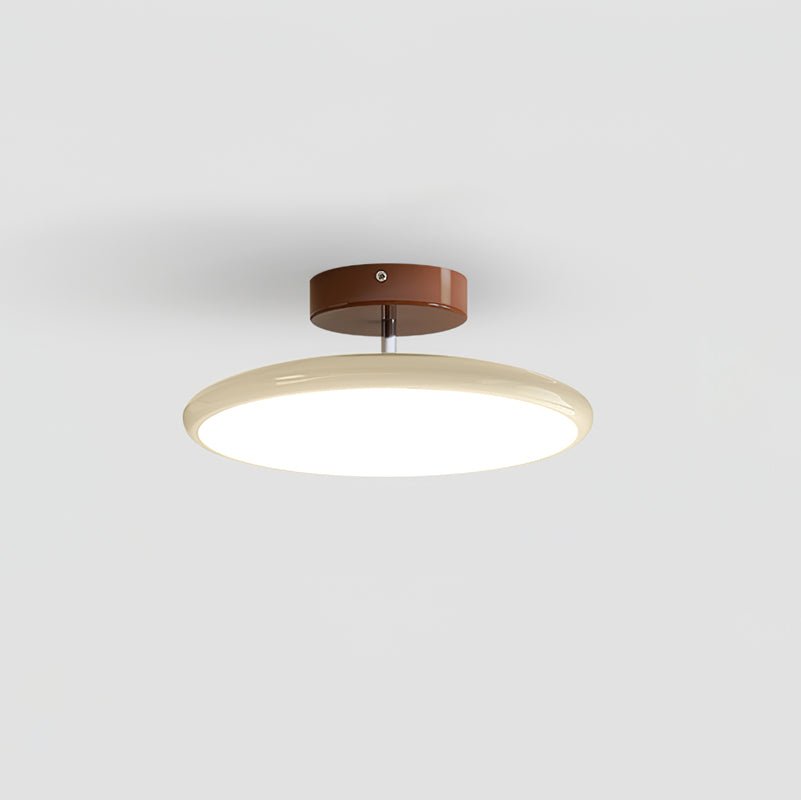 Adjustable Flush Mount LED Ceiling Light with Remote Dimmer for Bedroom Living Room Dining Room | Modern Round Acrylic Fixture Hardwired | Thomler