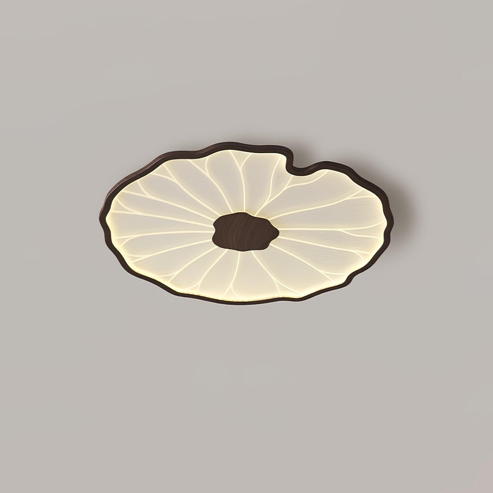 Ceiling Light Wood 70.0 cm Modern LED Flush Mount Bedroom Living Room Decorative Fixture | Thomler