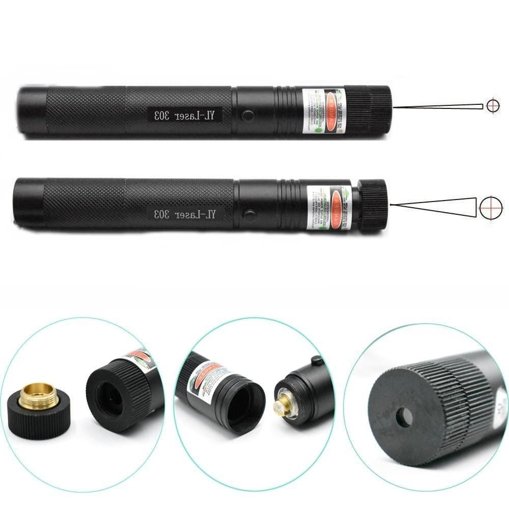 High-Power Laser Presentation Pointer for Meetings, Lectures & Outdoor Use – Precision Beam, Compact Design, Aviation Aluminum Body | Thomler