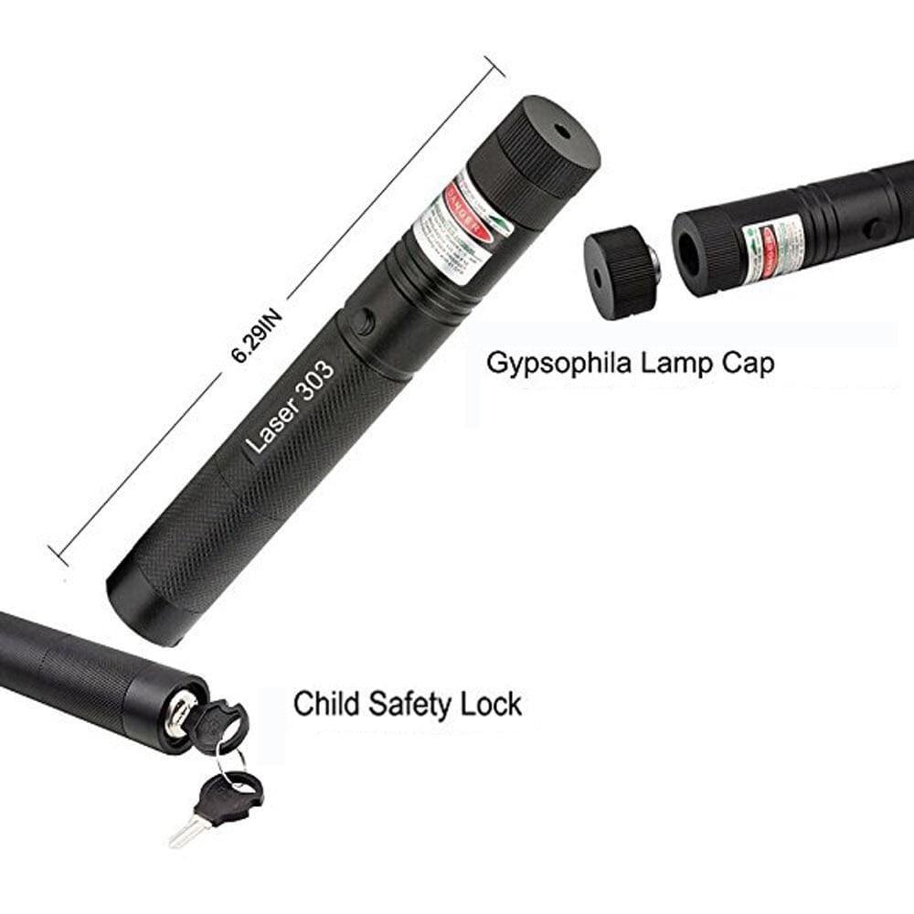 High-Power Laser Presentation Pointer for Meetings, Lectures & Outdoor Use – Precision Beam, Compact Design, Aviation Aluminum Body | Thomler