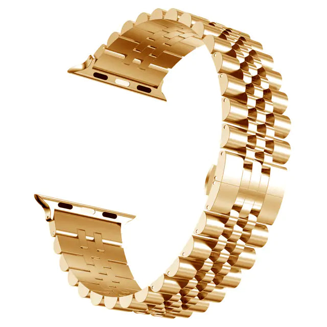 Stainless Steel Watch Band for Apple Watch – Adjustable Metal Link Strap, Premium Quality Wristband for Men & Women | Thomler