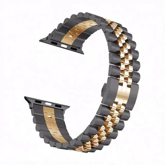 Stainless Steel Watch Band for Apple Watch – Adjustable Metal Link Strap, Premium Quality Wristband for Men & Women | Thomler