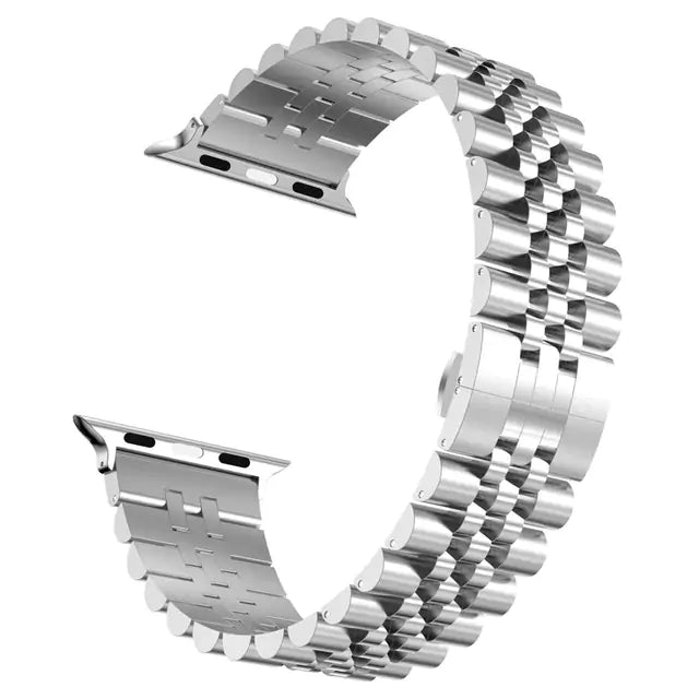 Stainless Steel Watch Band for Apple Watch – Adjustable Metal Link Strap, Premium Quality Wristband for Men & Women | Thomler