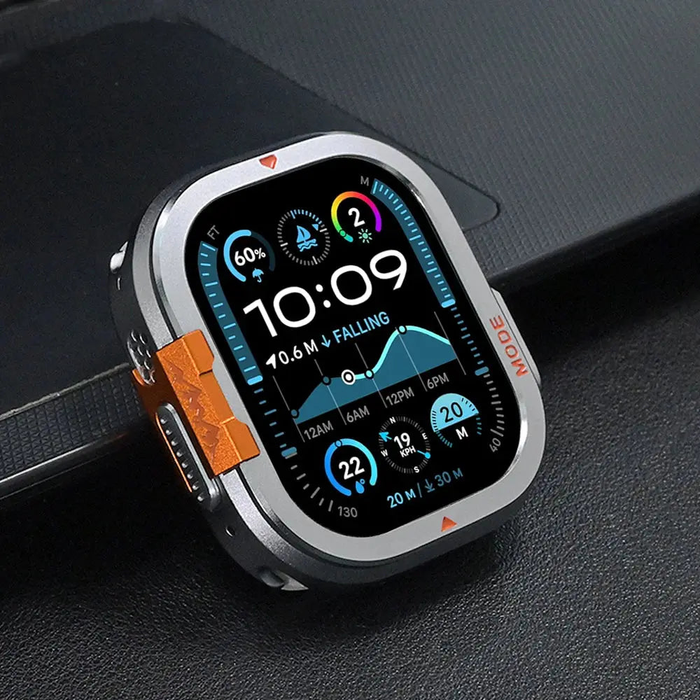 Rugged Metal Bumper Case for Apple Watch Ultra & Series 11/10 – Precision-Fit Display Guard | Thomler