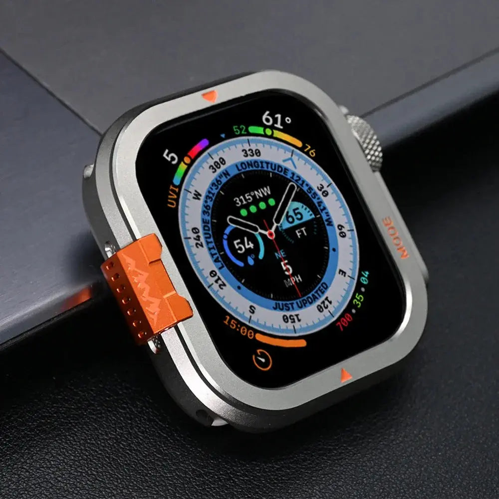Rugged Metal Bumper Case for Apple Watch Ultra & Series 11/10 – Precision-Fit Display Guard | Thomler