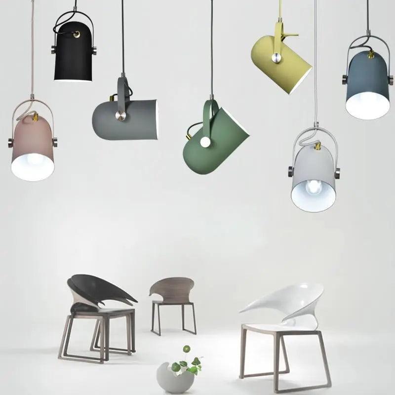 Scandinavian Pendant Light Fixture with Adjustable Cable for Bedrooms, Dining Rooms, and Living Spaces | Thomler