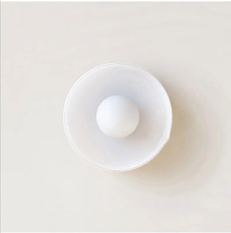 Glass Ceiling Light Fixture with Nordic-Inspired Design – Soft Ambient Lighting for Bedroom, Kitchen, Living Room & Hallway | Thomler