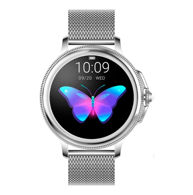 Women's Touch Screen Fitness Tracker Watch – Heart Rate, Sleep & Call Alerts with Swappable Straps | Thomler