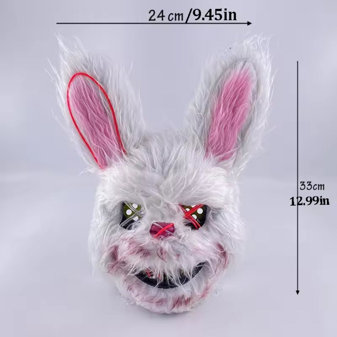 Illuminated Character Face Covering for Costume Parties & Events – Rabbit & Bear Styles | Thomler