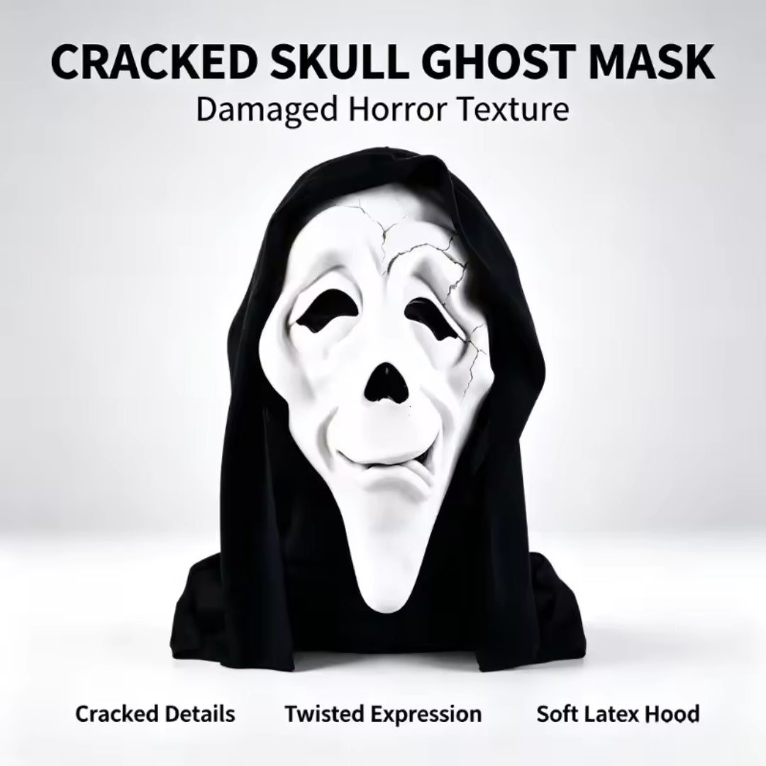 Phantom Face Horror Mask – Chilling Costume Accessory for Halloween Parties & Cosplay Events | Thomler